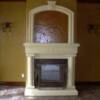 Savannah with Arched Over Mantle Top Frame 